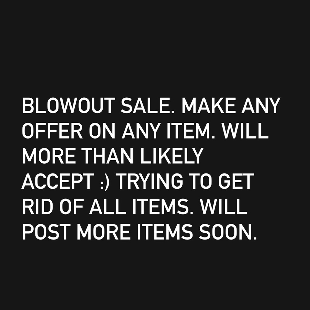 Make an offer and get the item you’d like!!